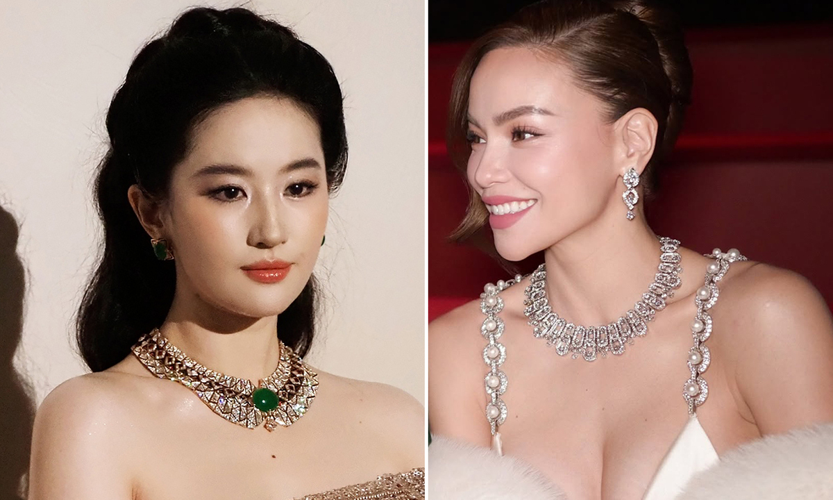 Hồ Ngọc Hà, Lưu Diệc Phi khoe sắc
