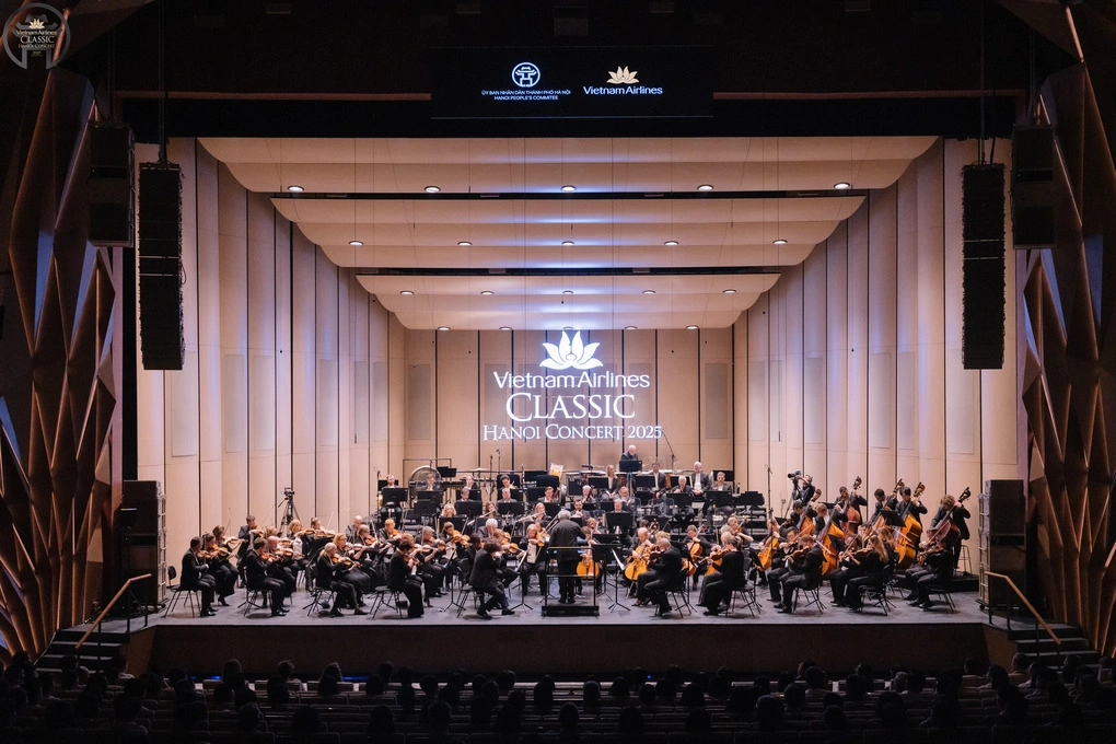 Sân khấu Vietnam Airlines Classic - Hanoi Concert 2025. Ảnh: Vietnam Airlines