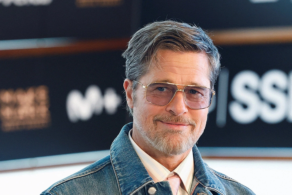 Brad Pitt tại liên hoan phim San Sebastian, Tây Ban Nha, ngày 23/9. Ảnh: Reuters